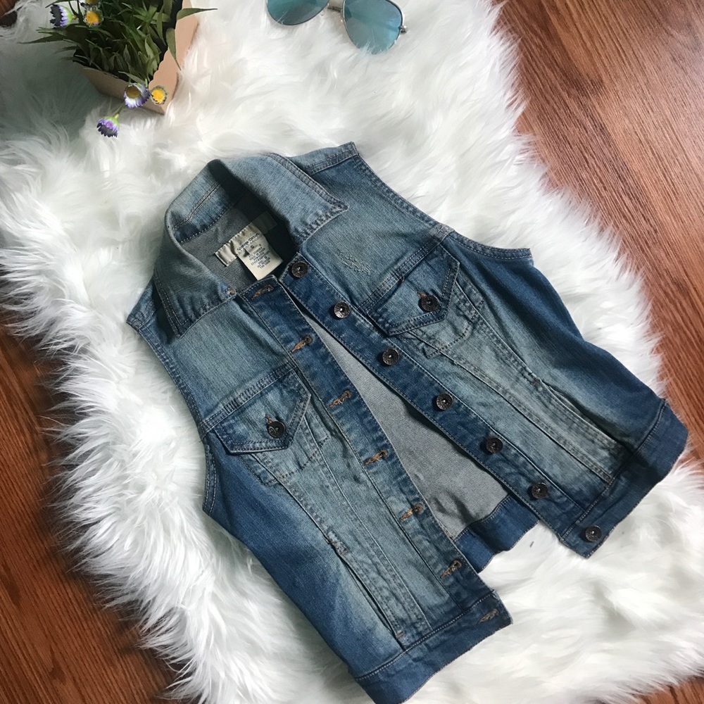 Blue Denim Vest